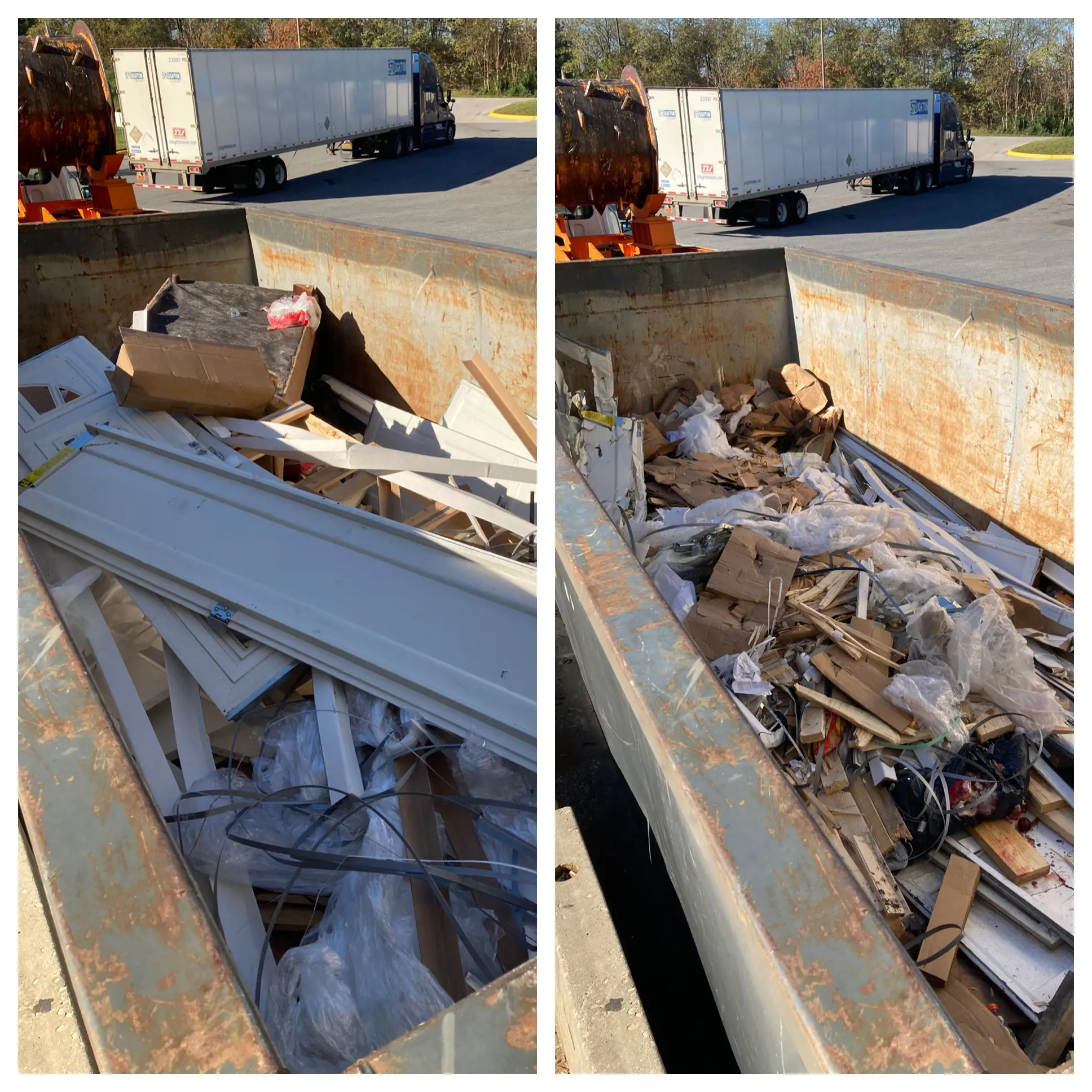 on site trash compaction Houston