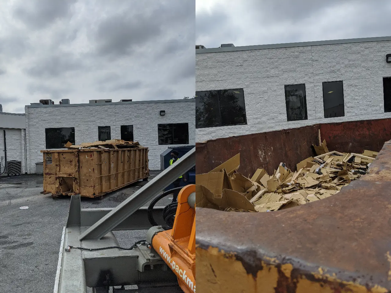 Industrial trash compaction