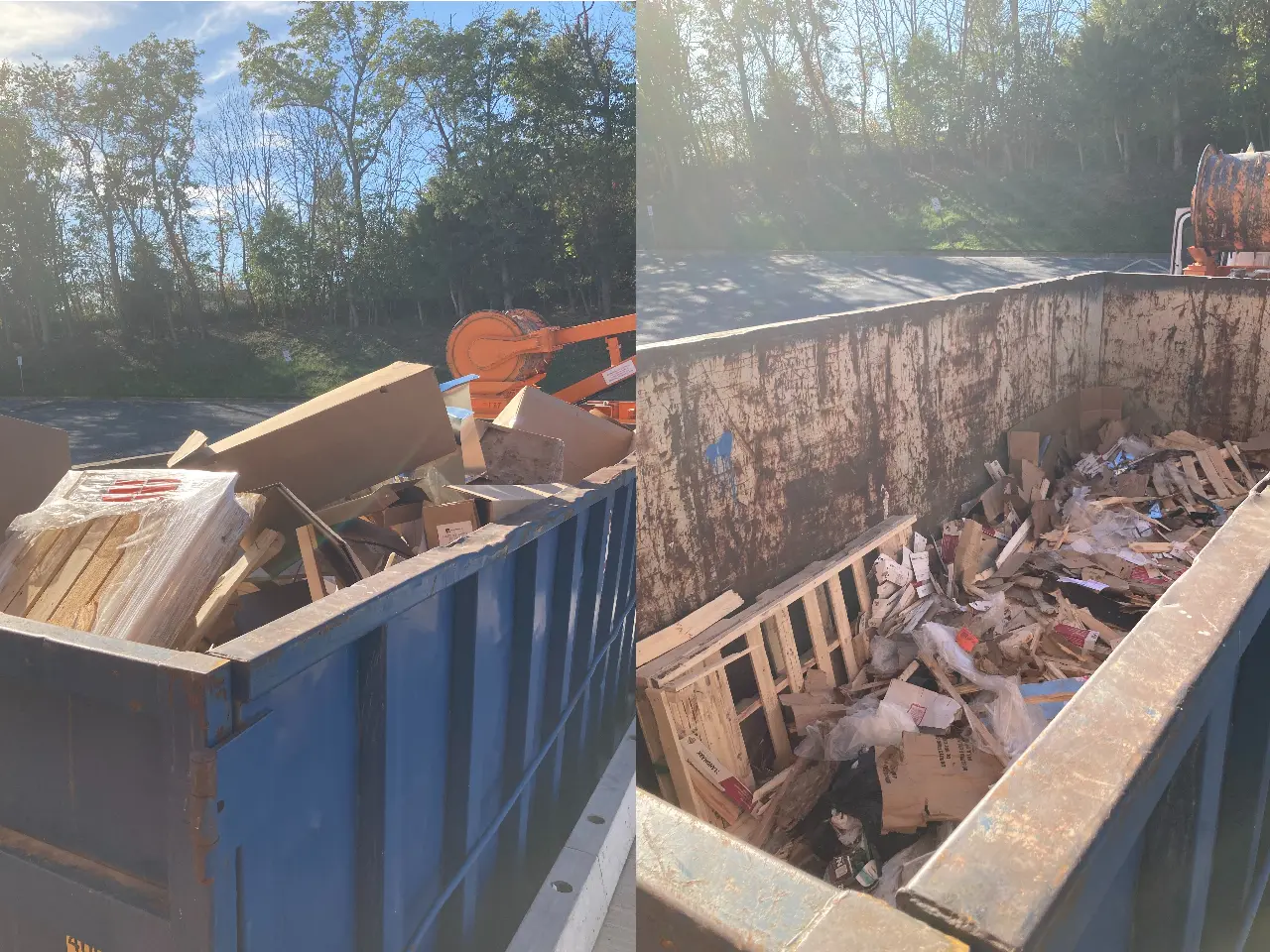 Reduce dumpster hauls