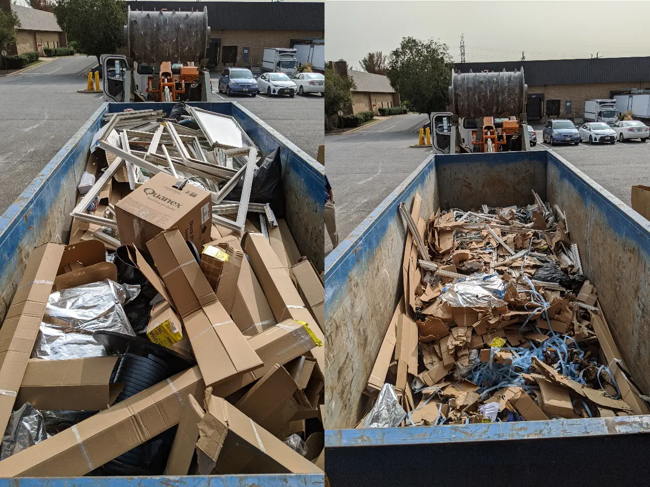 Dumpster volume optimization