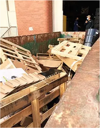 dumpster crushing Houston