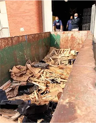 on site trash compaction Houston